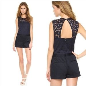 *Brand New* Navy Blue Alexus Lace Romper